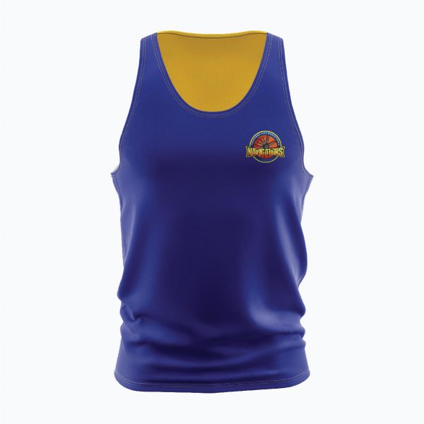 TAURANGA BASKETBALL REVERSIBLE SINGLET - Image 3
