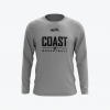 Hibiscus Coast Basketball Grey Colour L/S Cotton Tee