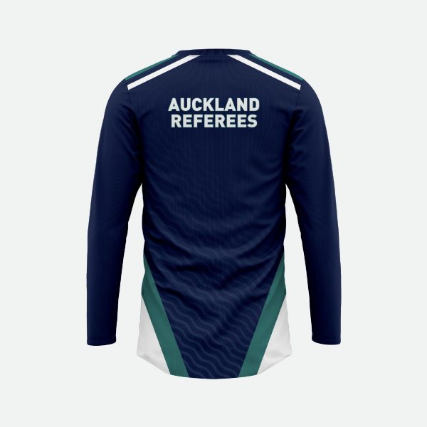 AUCKLAND RUGBY REFEREE ASSOCIATION LONG SLEEVE TEE - Image 2