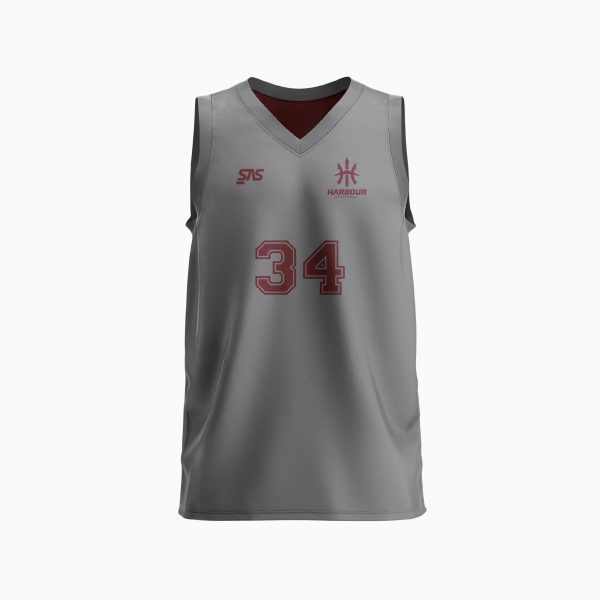 HARBOUR BASKETBALL REVERSIBLE TRAINING SINGLET - Image 3