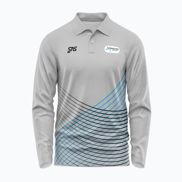 Athletics Auckland Staff and Team Managers long sleeve polo - Image 3