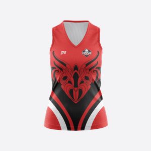 Touch Canterbury Women's Playing Red Singlet