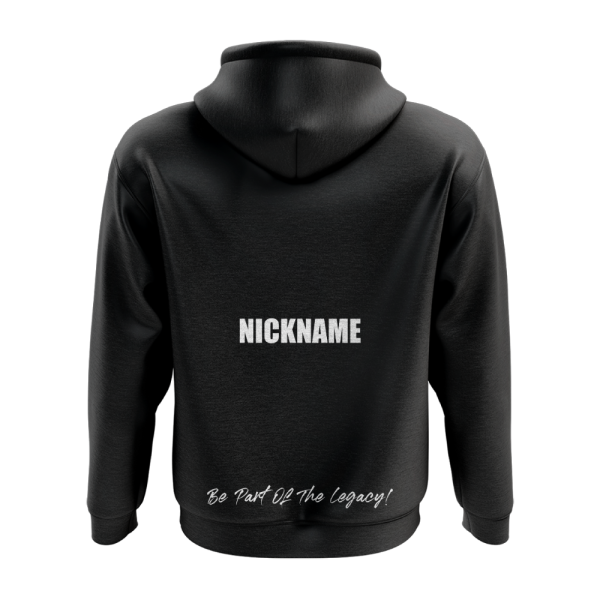 Upper Hutt Rams Senior Hoodie with Nickname - Image 2