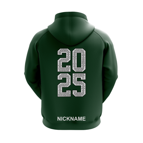 Pakuranga College Green Leavers 2025 Hoodie - Image 2